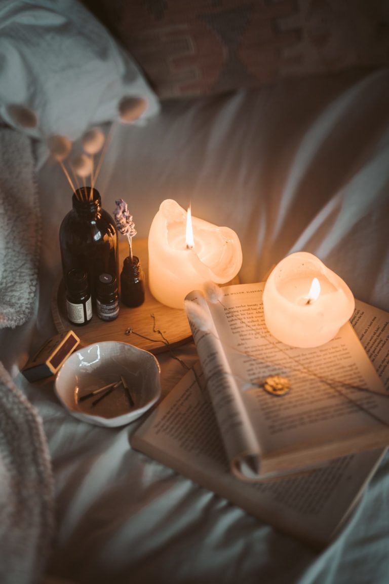 Selfcare bei Kerzenschein